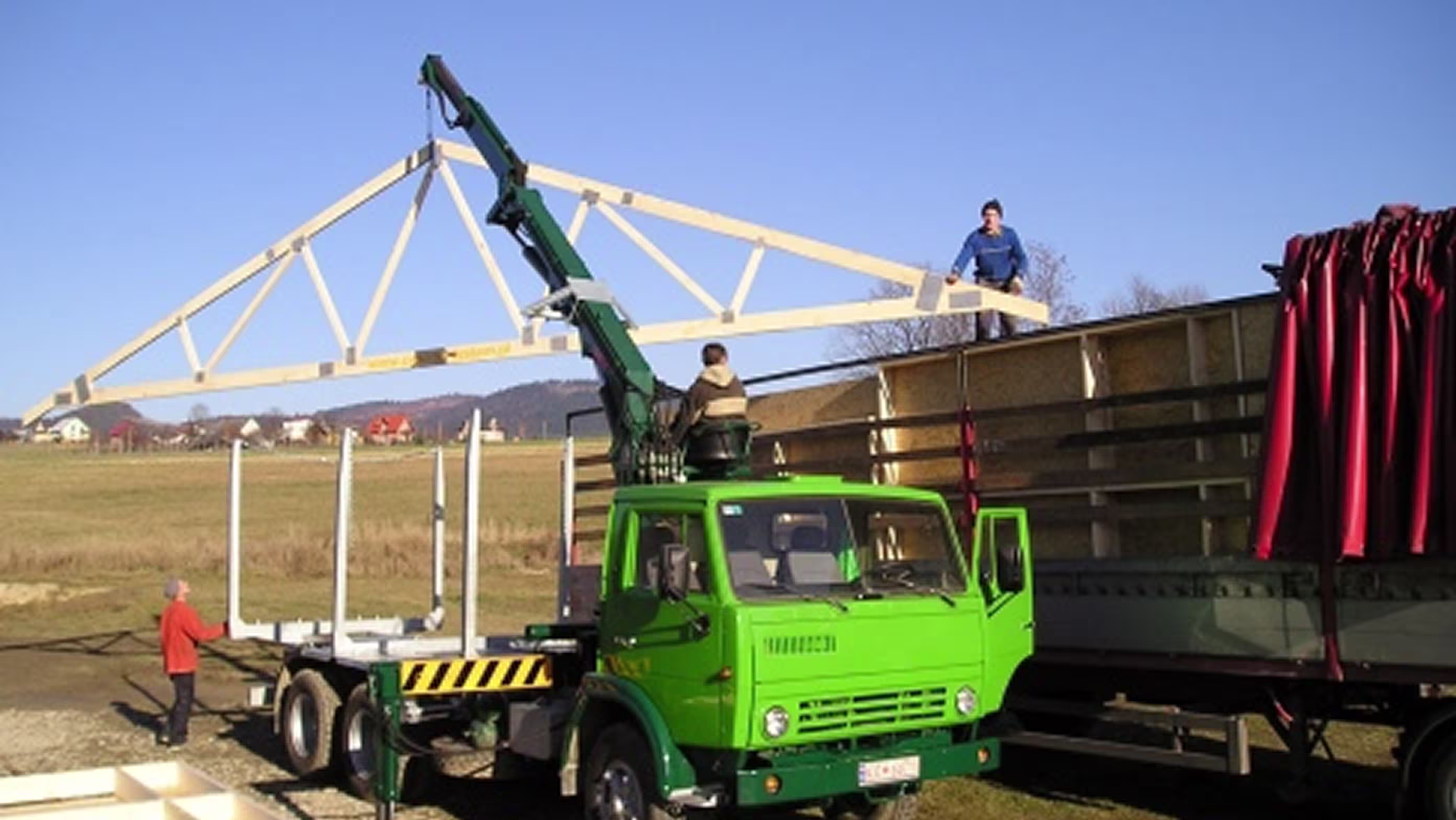 Medinė stogo konstrukcija